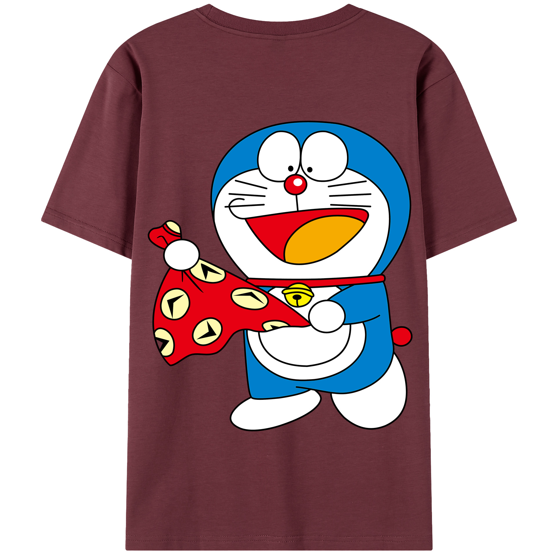 （画像用） ドラえもん Doraemon 綿100％半袖Tシャツ（背面プリント）